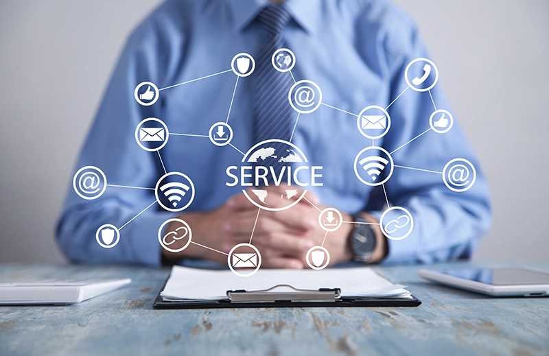 SOC-service-provider monitors, detects, and responds to internal cybersecurity threats.