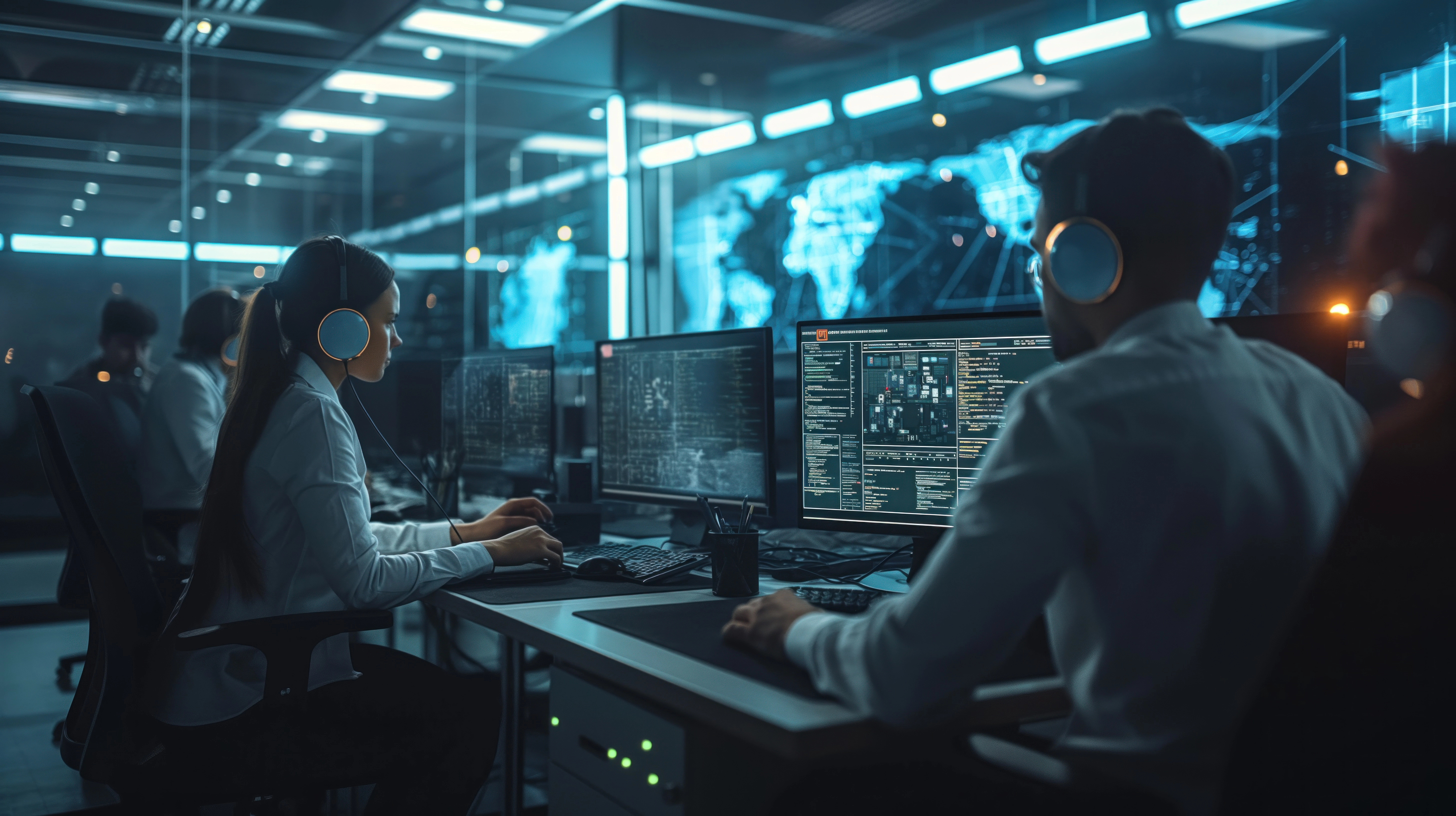 Cybersecurity-workforce skilled in protecting against digital threats and breaches.