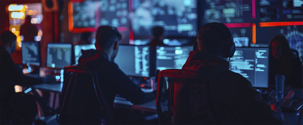 Simulated cyber attack tests security defenses against potential threats.